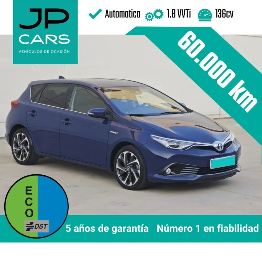 Toyota Auris hybrid 140H Business Azul - 1