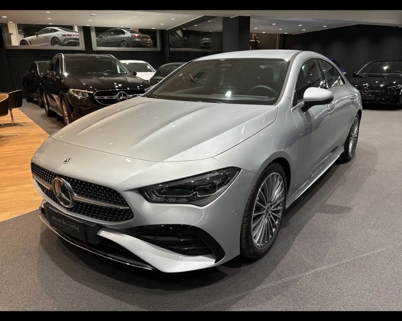 Mercedes-Benz CLA 200 CLA Coupe 200 d AMG Line Advanced Plus auto Argento - 1