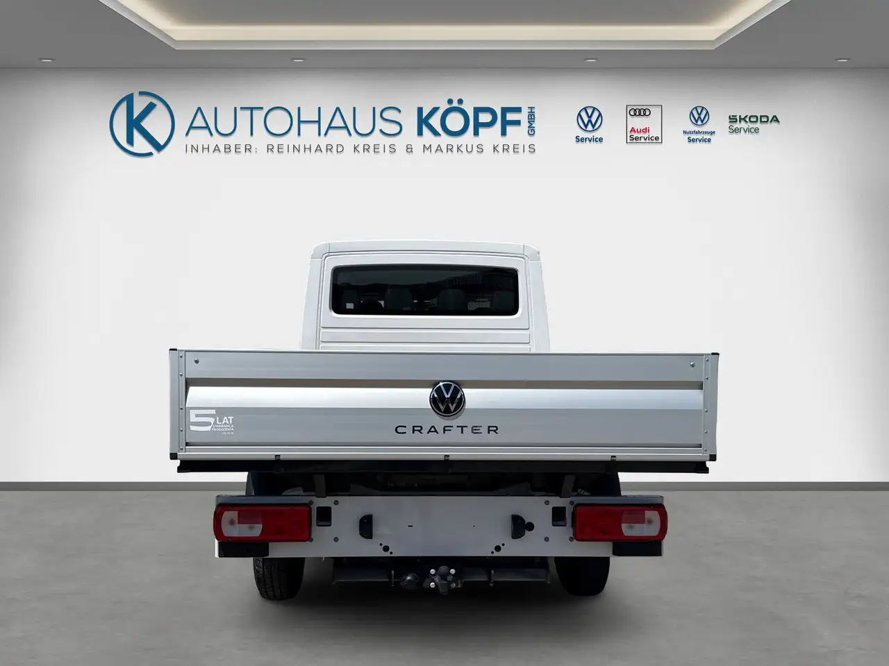 Volkswagen Crafter Doka Pritsche 35 MR LED AHK 5 Ja 7Sitze, миниатюра 4