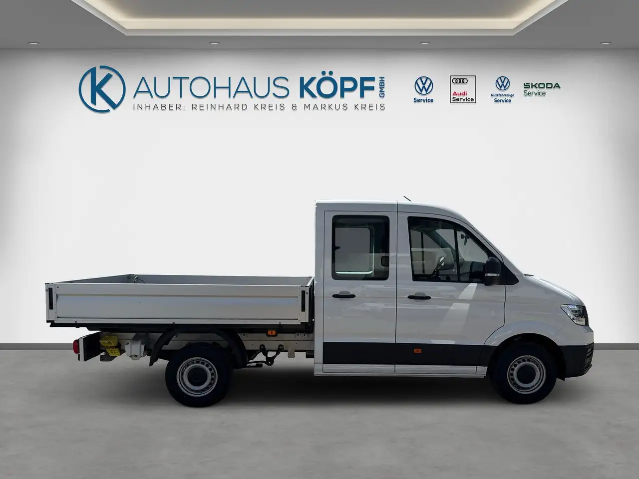 Volkswagen Crafter Doka Pritsche 35 MR LED AHK 5 Ja 7Sitze, миниатюра 6