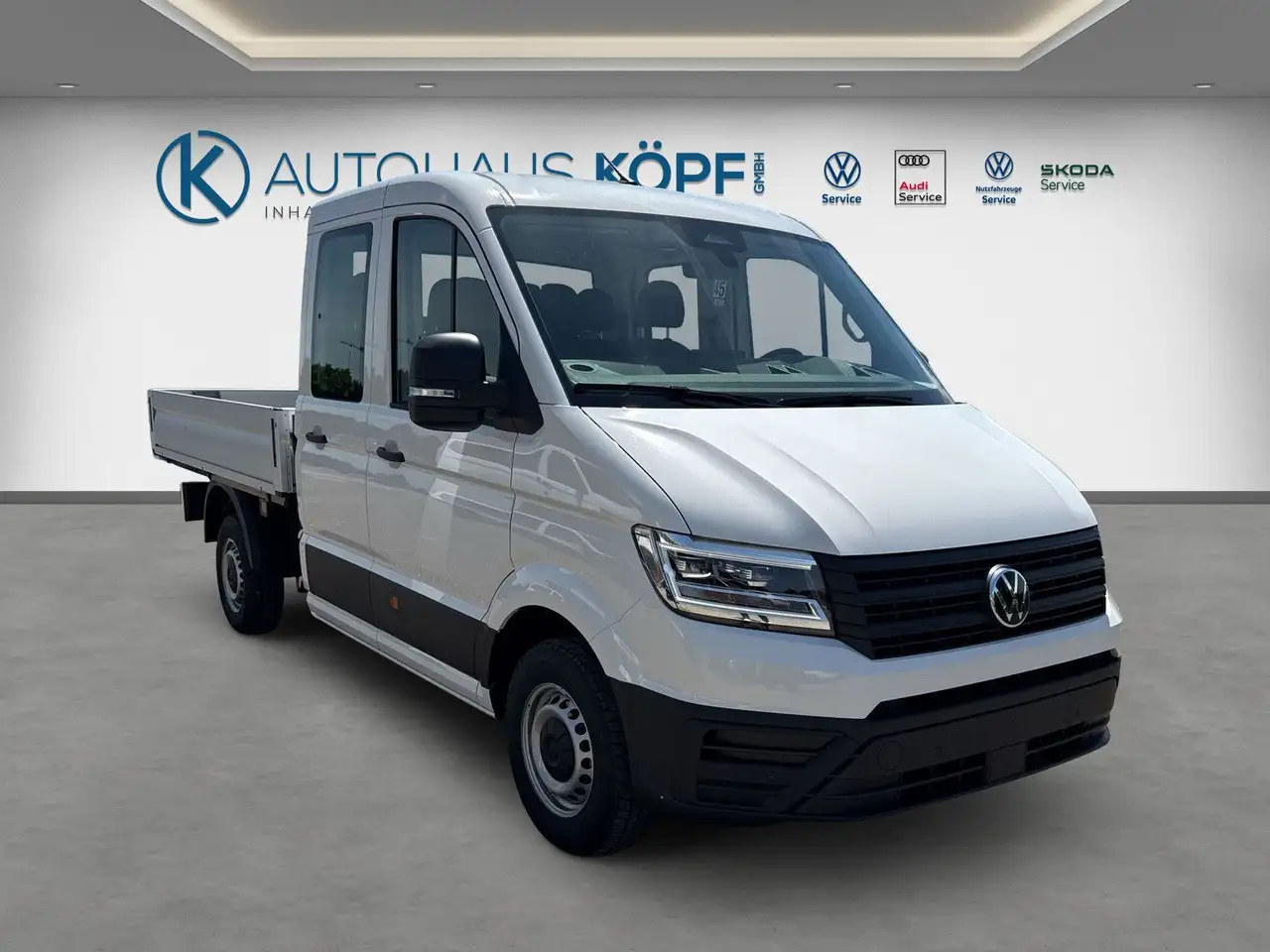 Volkswagen Crafter Doka Pritsche 35 MR LED AHK 5 Ja 7Sitze, миниатюра 7