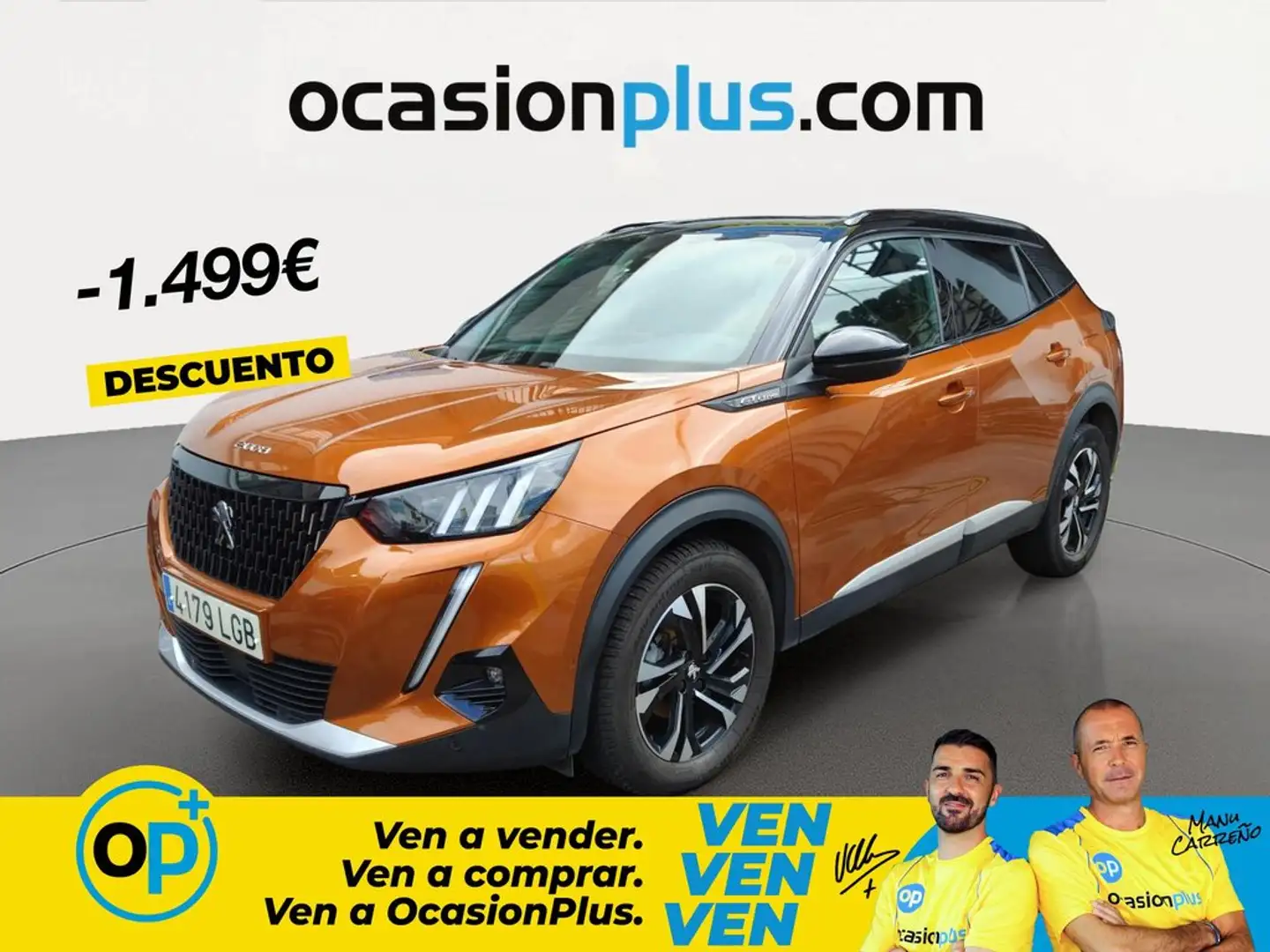 Peugeot 2008 1.2 PureTech S&S GT Line EAT8 130 Naranja - 1