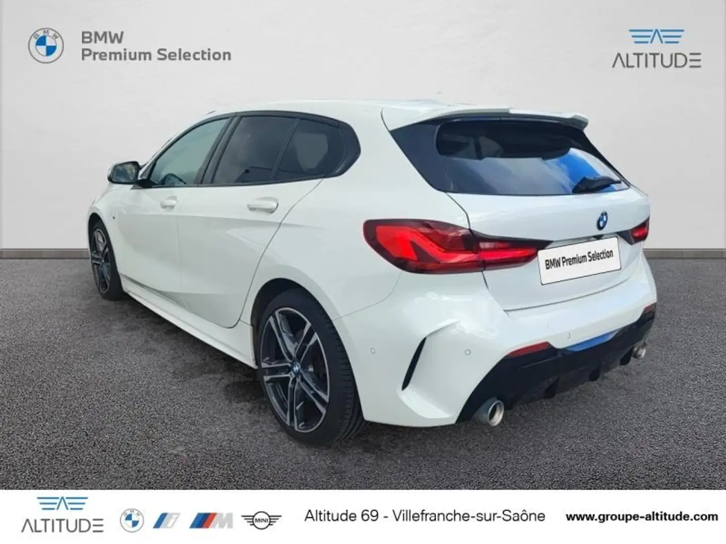 BMW 120 120dA xDrive 190ch M Sport Blanc - 2