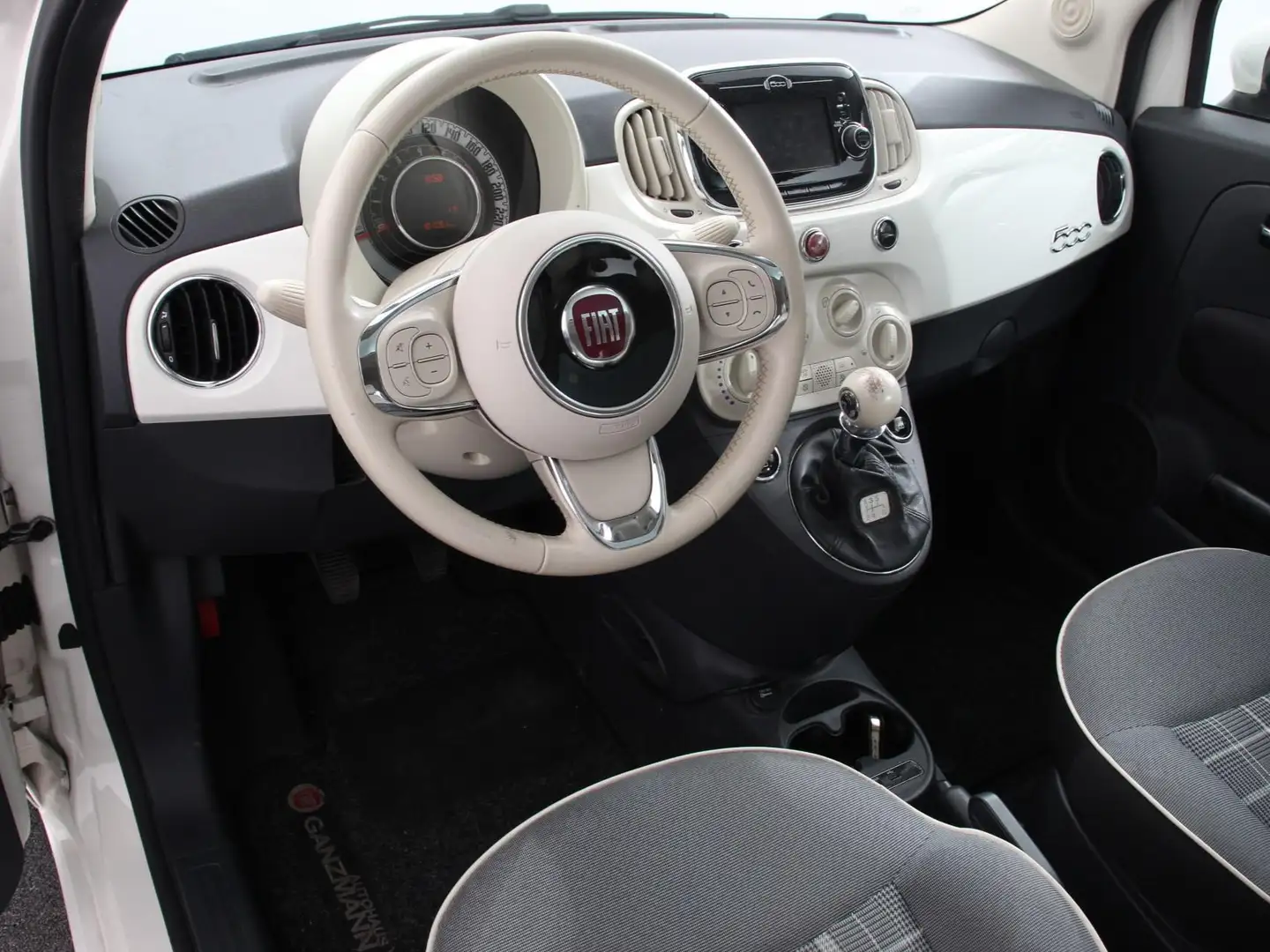 Fiat 500 0.9 TwinAir Lounge 80 pk  Airco  Panorama dak  Lic Blanc - 2