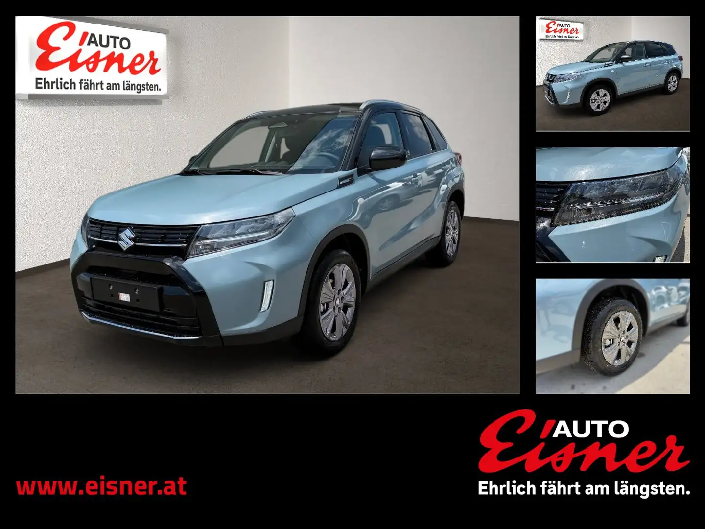 Suzuki Vitara 1,4 HypridShine Allgrip AUT DynLicht LM Schwarz - 1