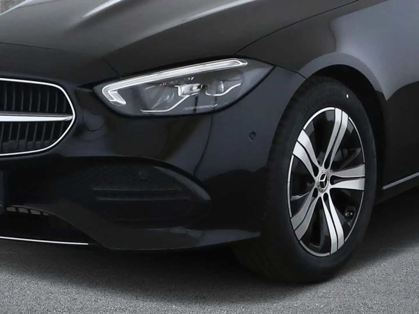 Mercedes-Benz C 200 d AVANTG.+9G+LED+MBUX+AHK+AMBI+TOTW+SPURH Noir - 2