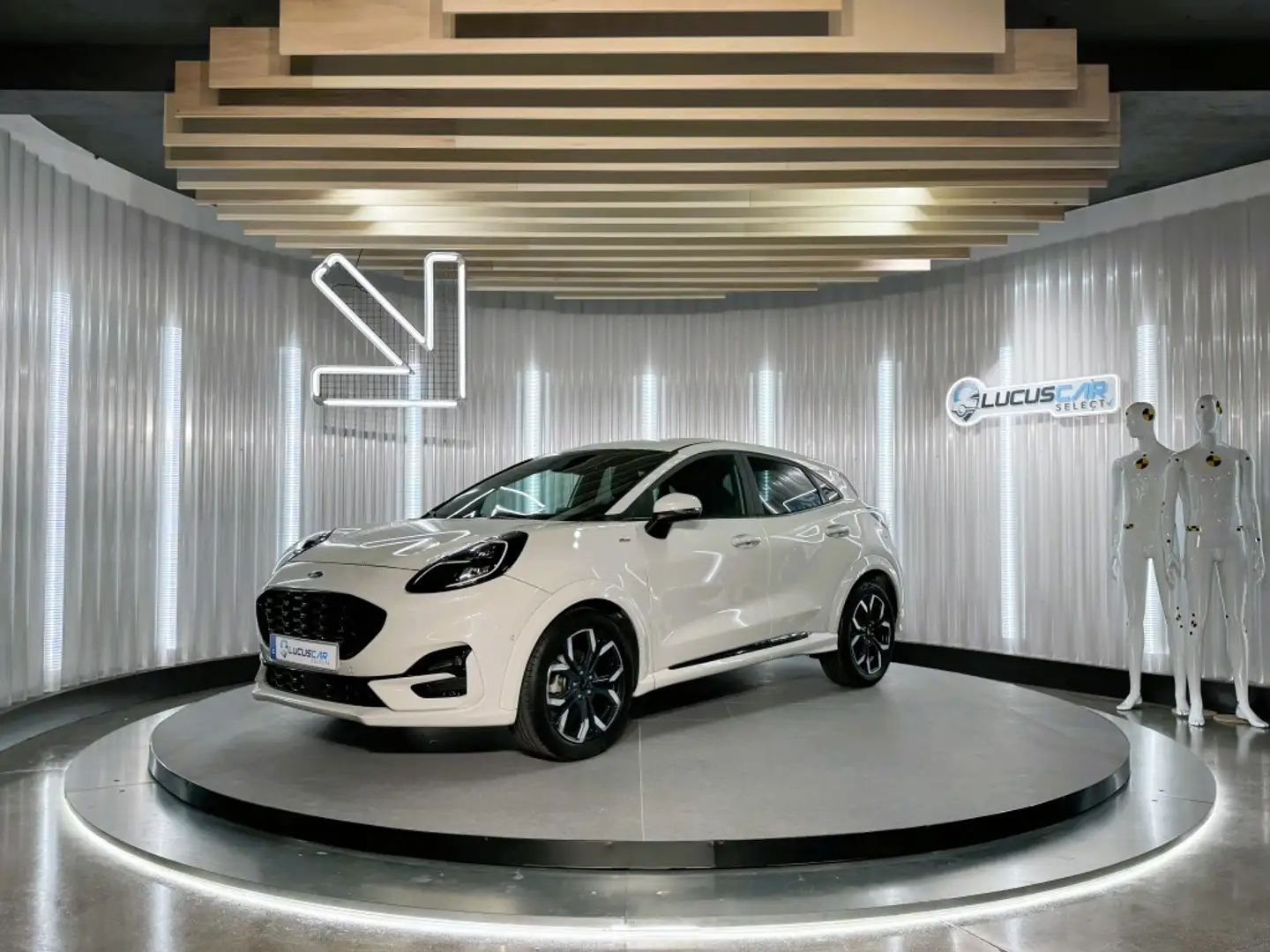 Ford Puma 1.0 EcoBoost MHEV ST-Line X 155 Blanc - 1