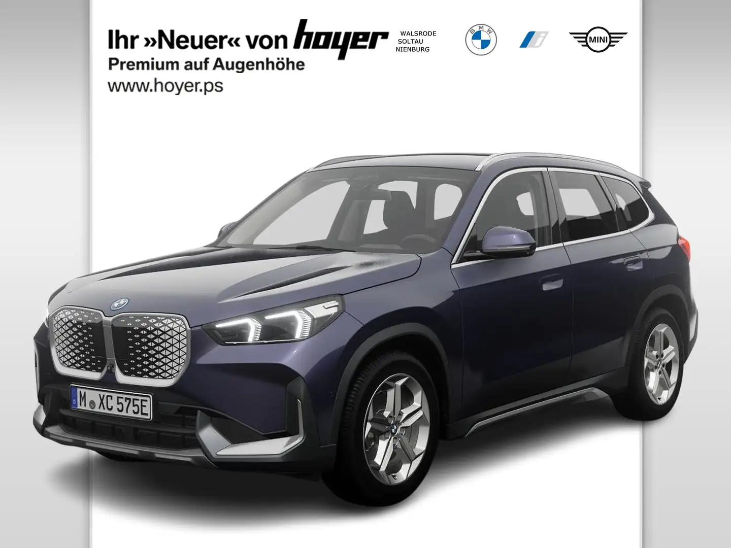 BMW iX1 eDrive20 xLine AHK HUD LED  Head-Up HK HiFi Blau - 1