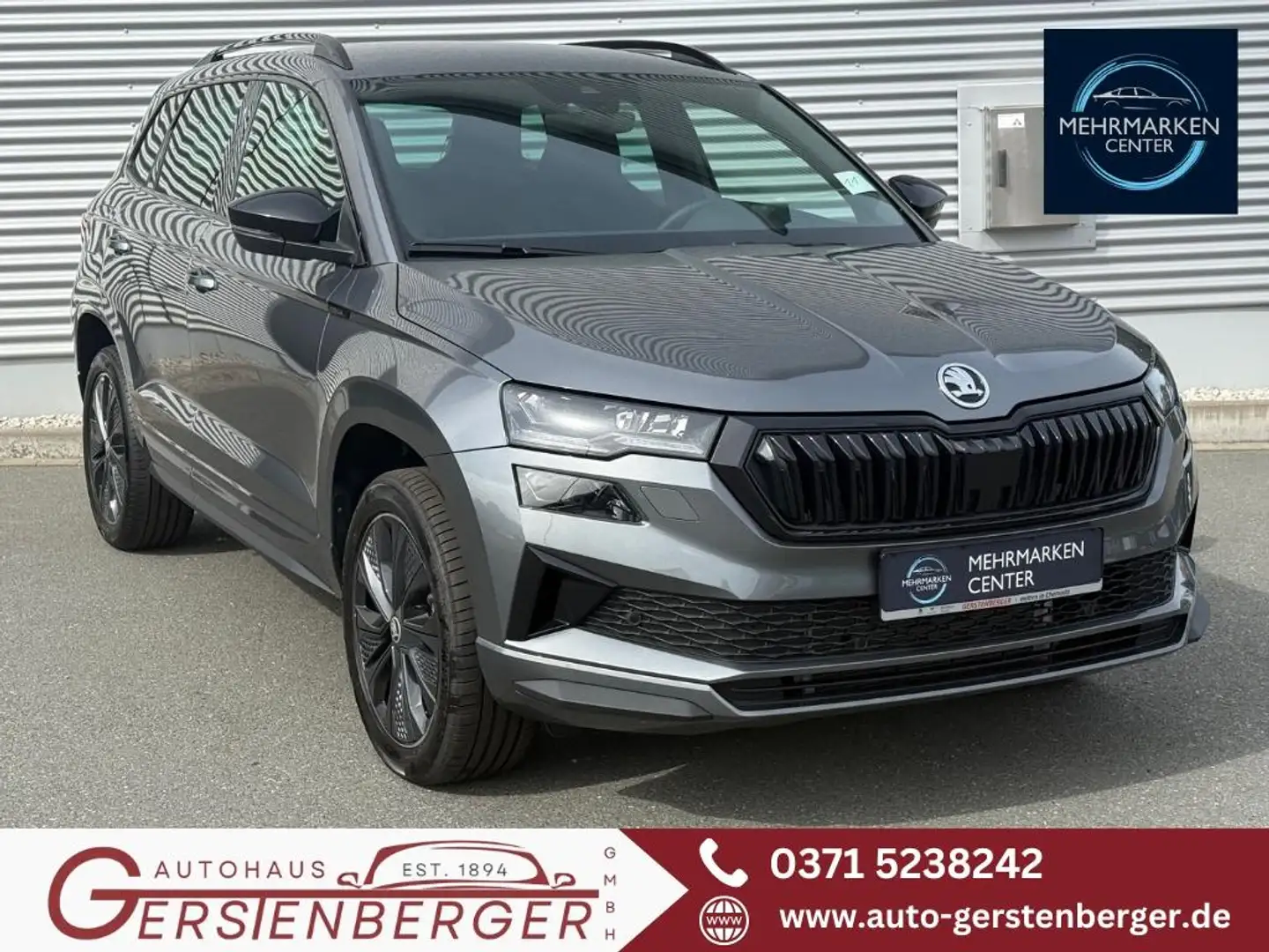 Skoda Karoq Sportline 1.5 TSI 150 PS DSG AHK/KAMERA Grau - 1