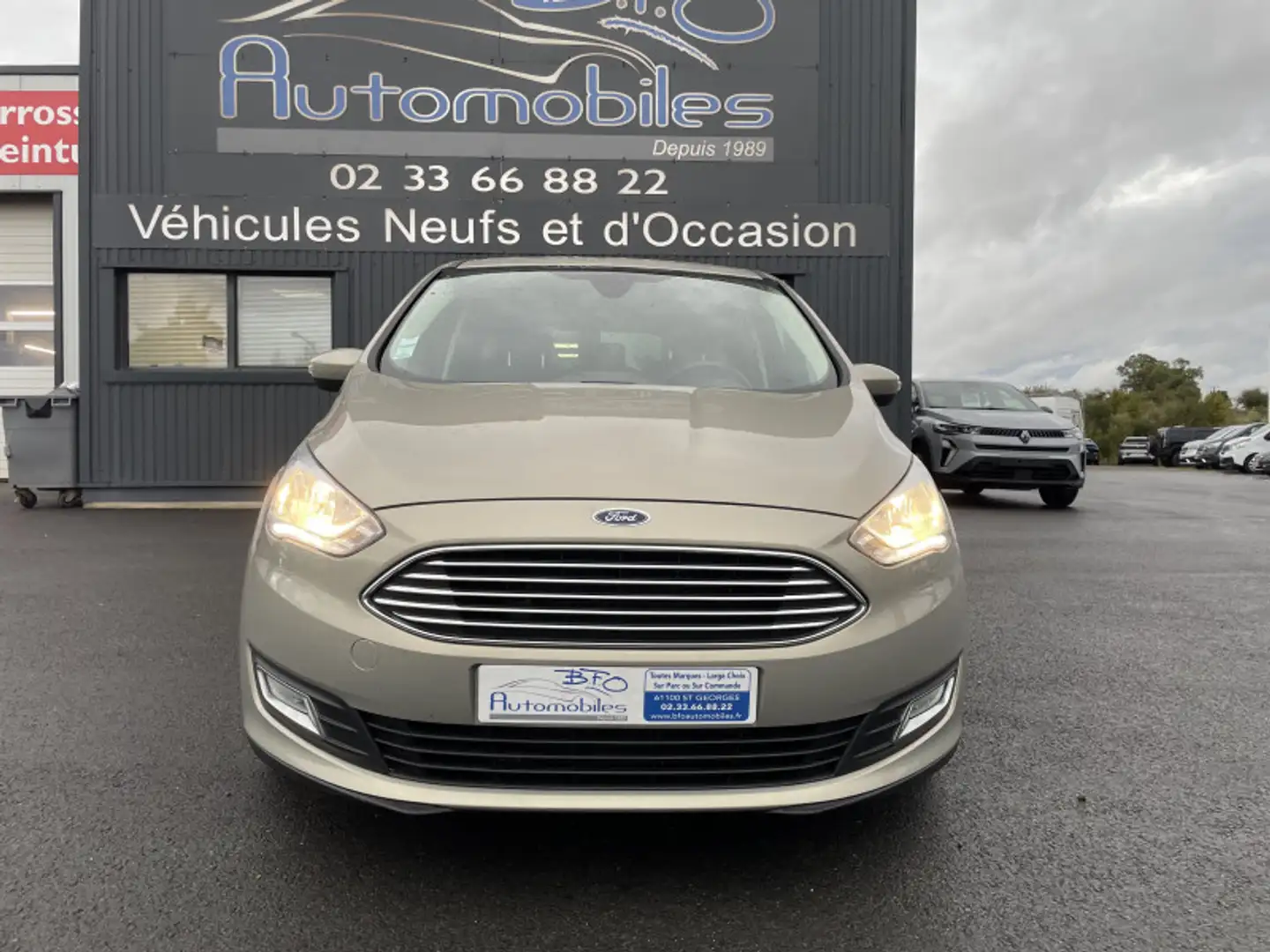 Ford C-Max 1.5 TDCI 120CH STOP\u0026START TITANIUM X POWERSHIFT Gris - 2