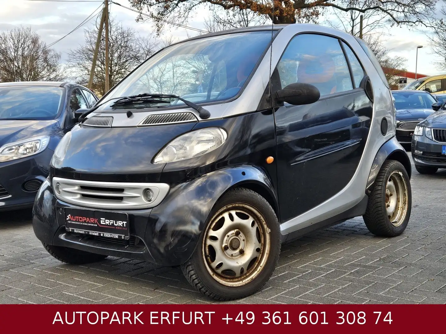 smart forTwo smart & passion Automatik*Klima*Phone*TÜV Schwarz - 1