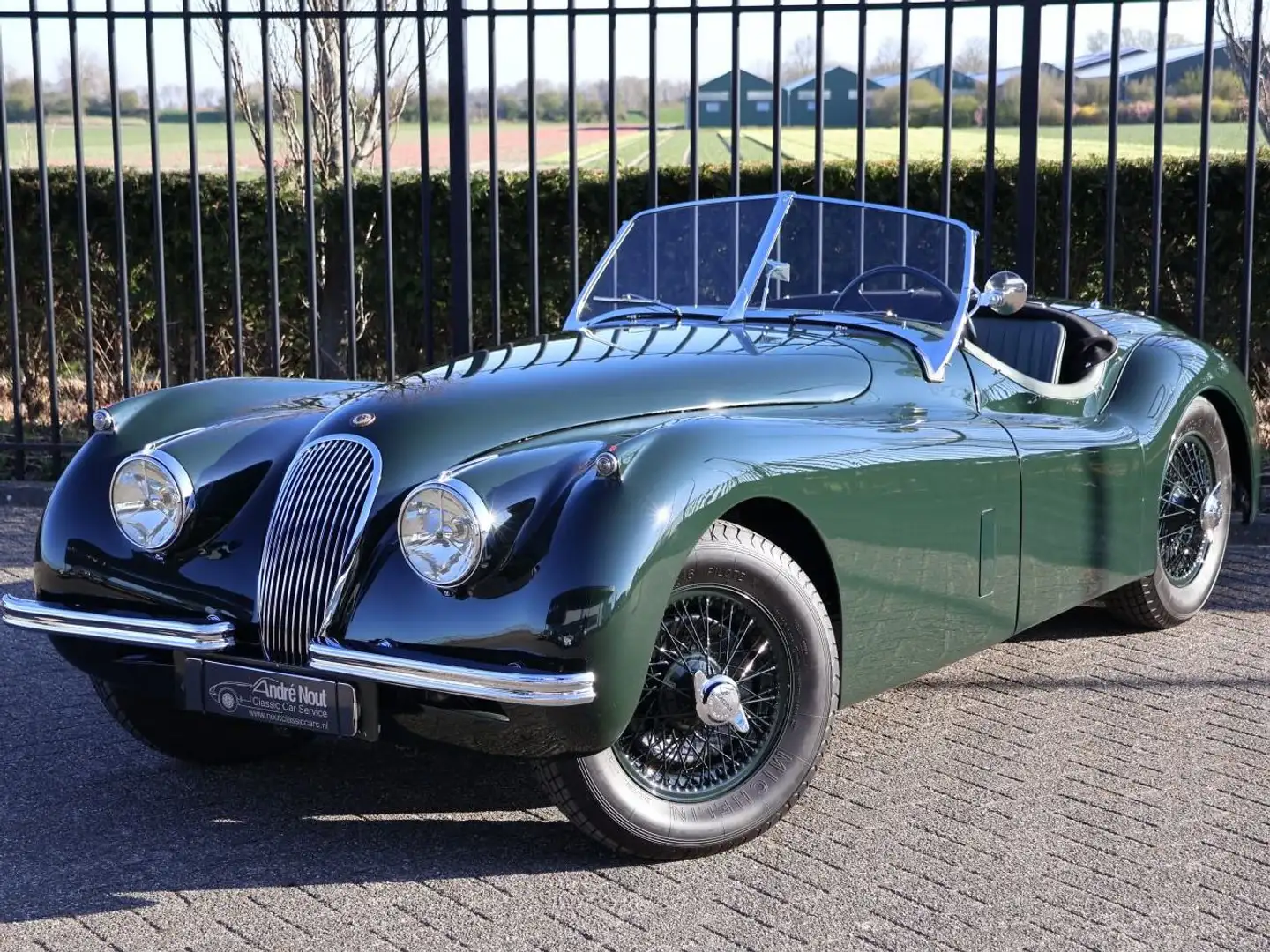 Jaguar XK 120 OTS Verde - 1