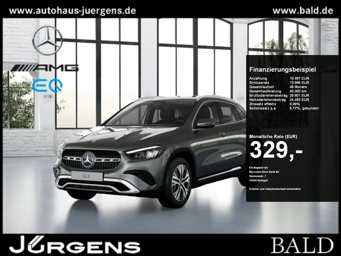 Mercedes-Benz GLA 180 Progressive/LED/RKamera/Easy-P/Winter/18 Grau - 1