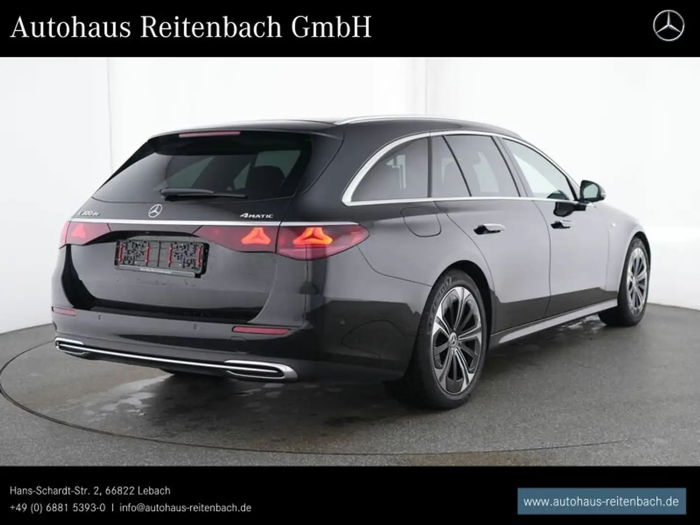 Mercedes-Benz E 300 E300DE T 4M AHK+DISTR+PANO SUPERSCREEN+360°+AMBI Schwarz - 2