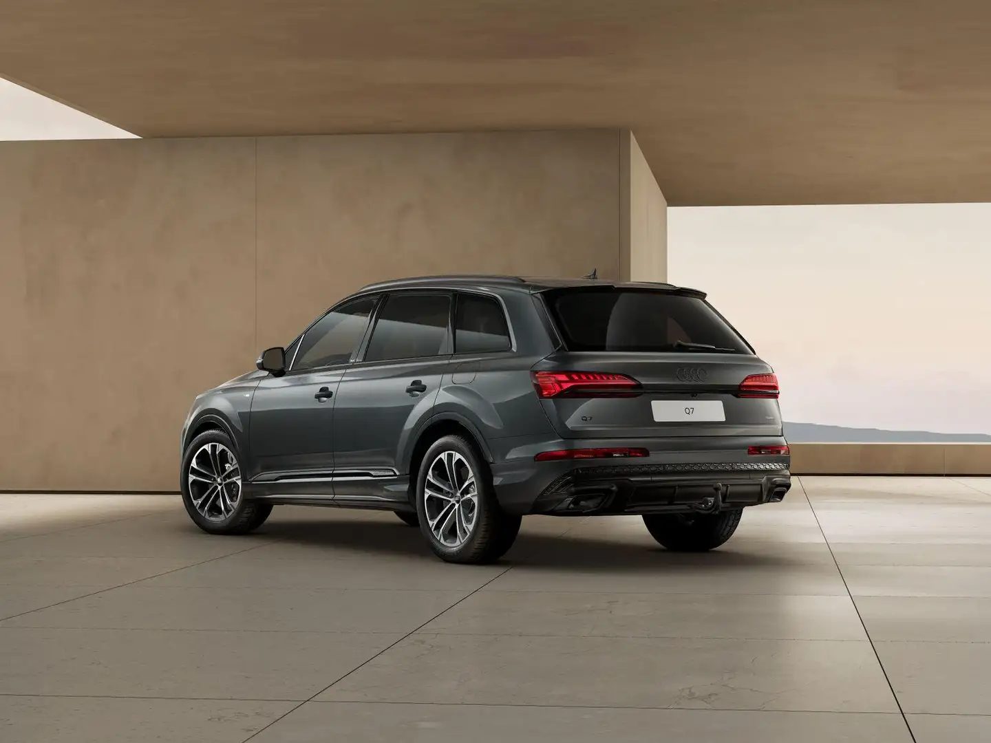 Audi Q7 55 TFSI e 394pk quattro Pro Line S | Panoramadak | Grijs - 2
