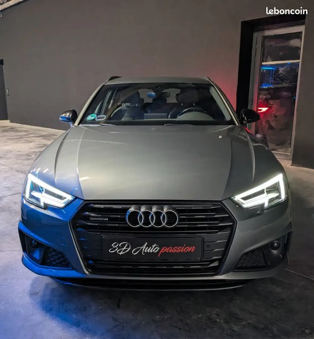 Audi A4 50 TDI S-LINE 286ch QUATTRO ATTELAGE RETRACTABLE R Gris - 2