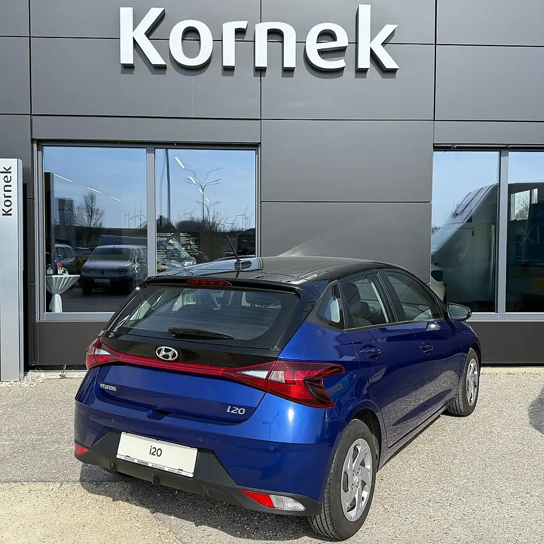 Hyundai i20 1,2 MPI i-Line Plus mit Winterpaket Blau - 2