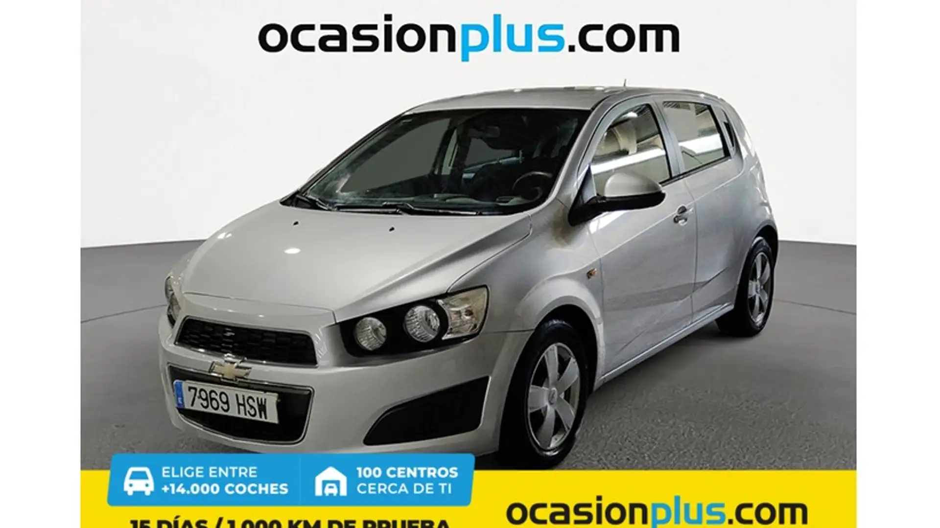 Chevrolet Aveo 1.3D LT+ 95 Argent - 1