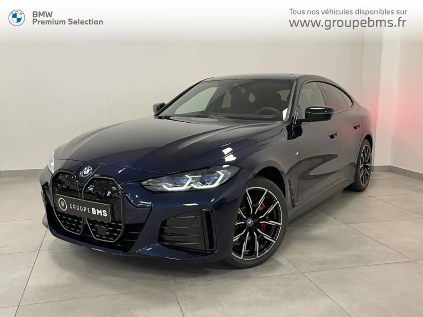 BMW i4 eDrive40 340ch M Sport Bleu - 1