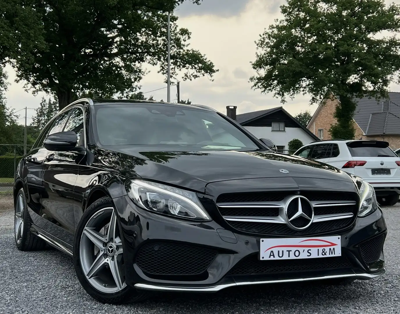 Mercedes-Benz C 180 d Break AMG Packet 2019 Pano Leder Automaat Full! Negro - 2