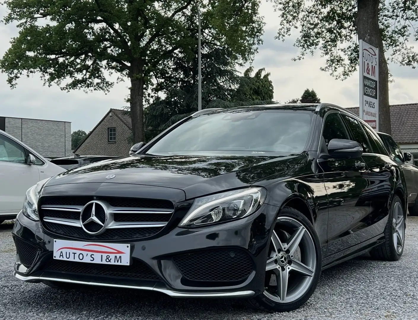 Mercedes-Benz C 180 d Break AMG Packet 2019 Pano Leder Automaat Full! Negro - 1
