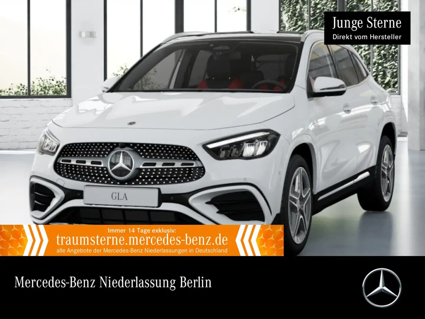 Mercedes-Benz GLA 250 e AMG+PANO+360°+AHK+LED+BURMESTER+TOTW+8G Weiß - 1