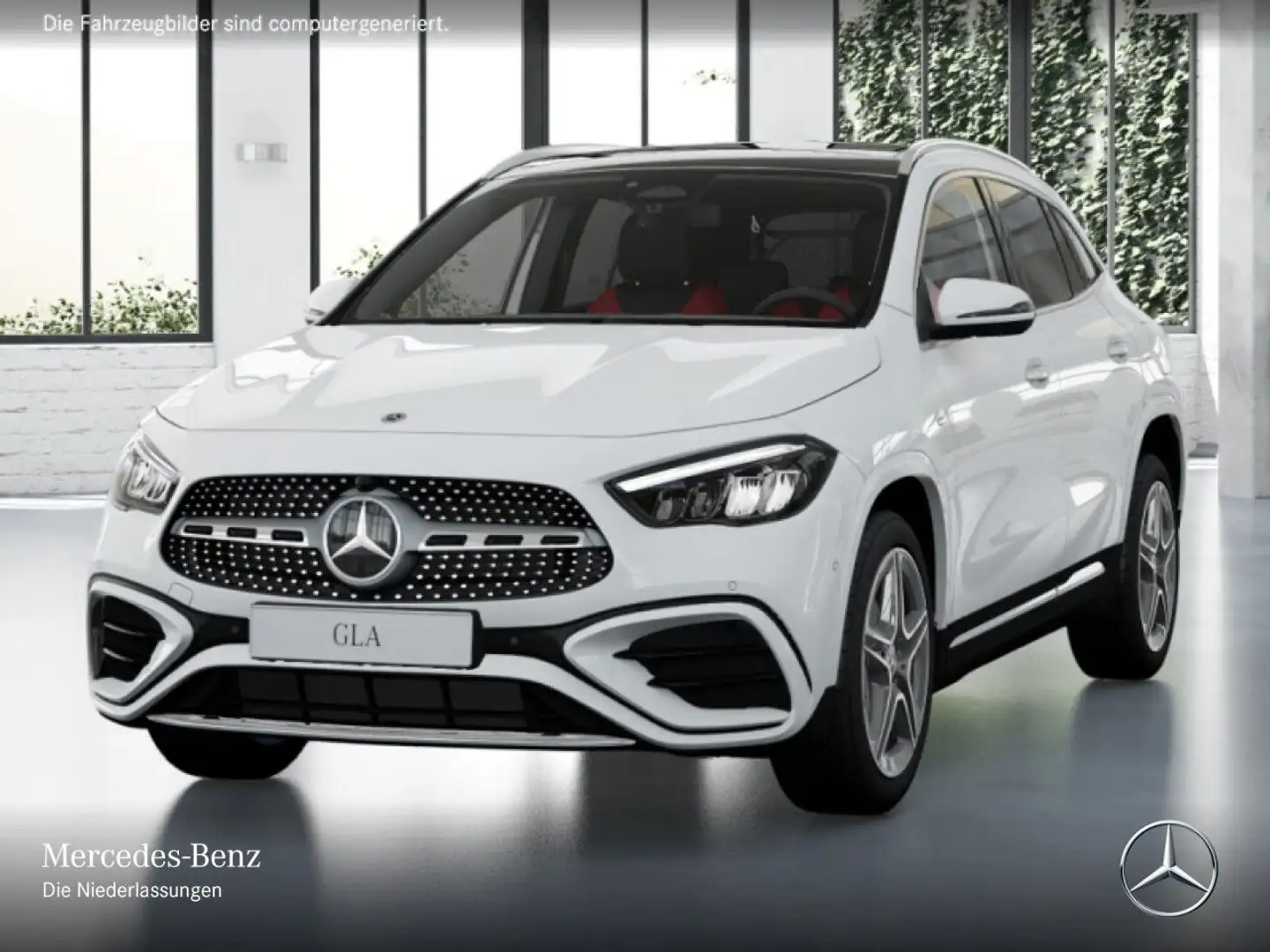Mercedes-Benz GLA 250 e AMG+PANO+360°+AHK+LED+BURMESTER+TOTW+8G Weiß - 2