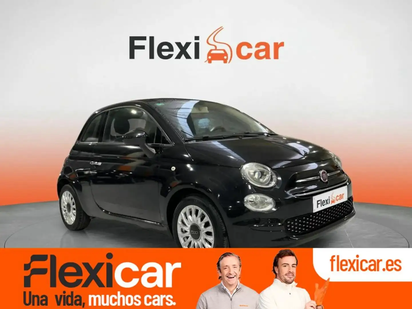 Fiat 500 1.2 Lounge Negro - 1