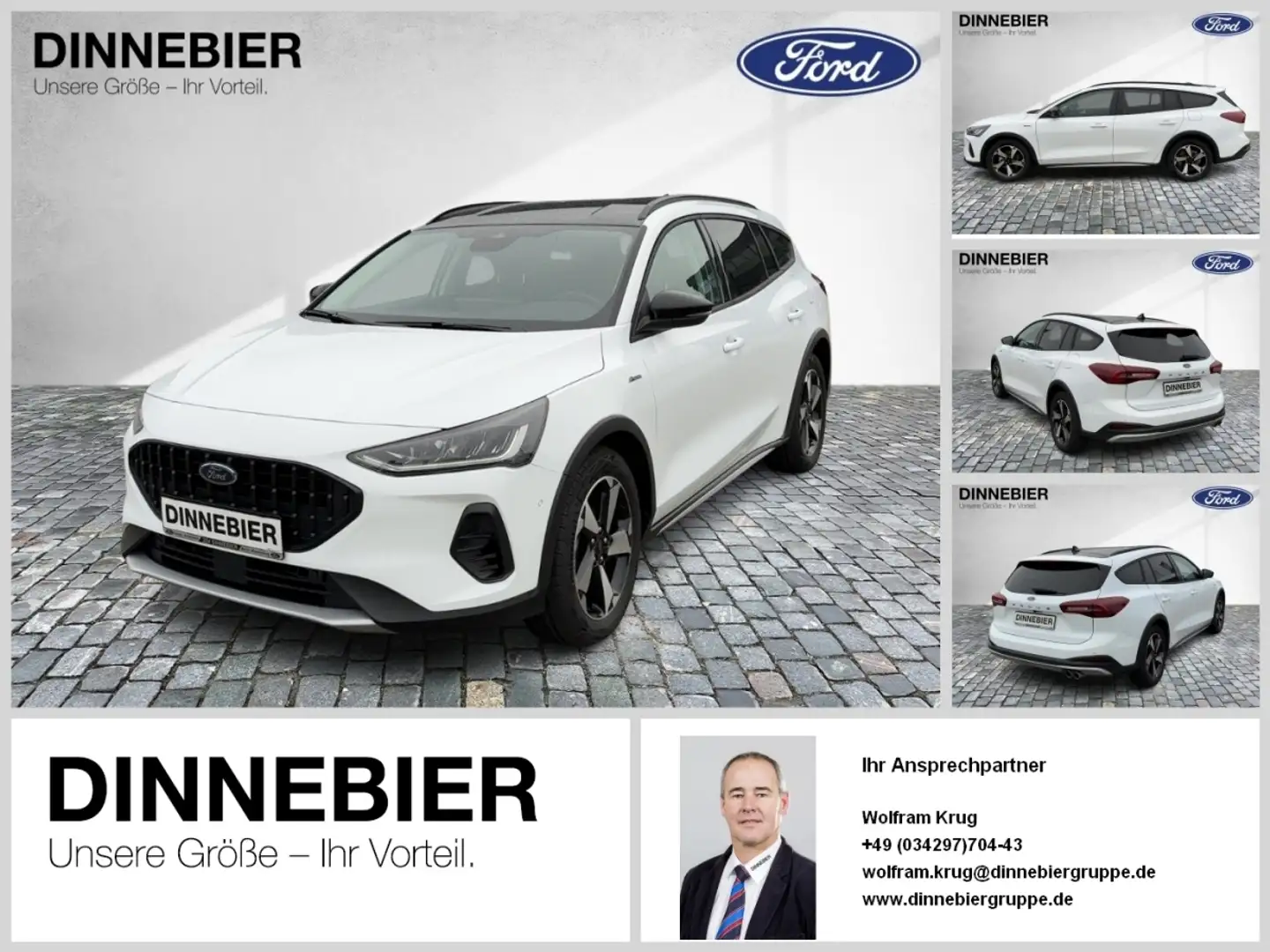 Ford Focus Active X LED+Navi+Kamera+Winterpaket Weiß - 1