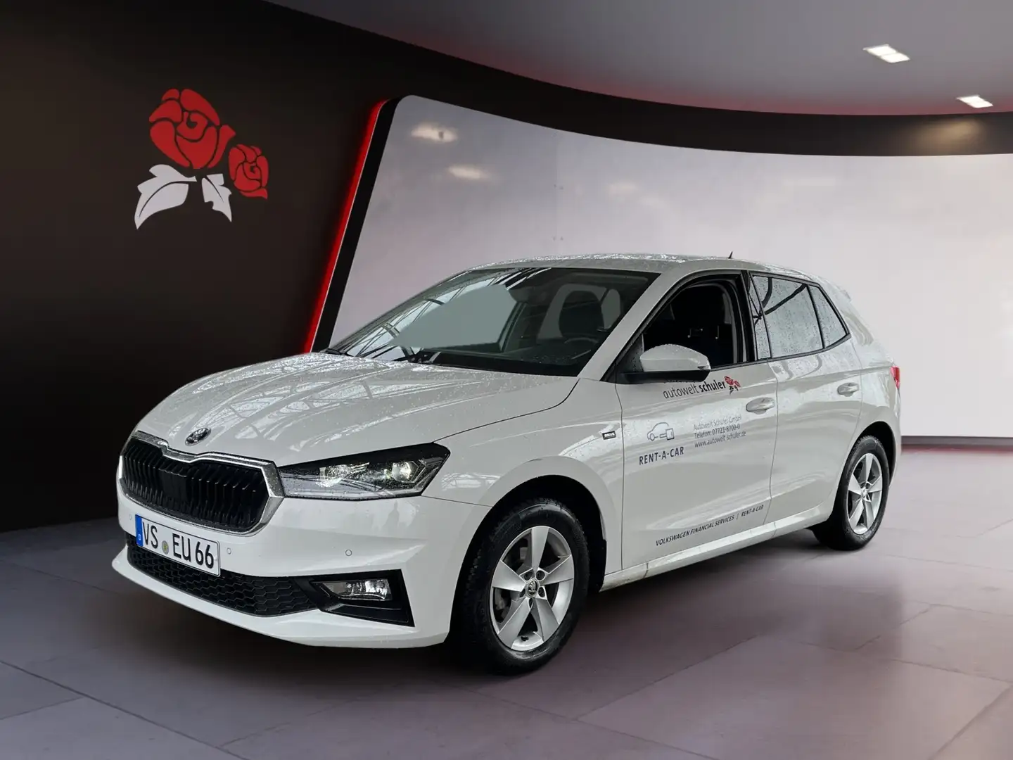 Skoda Fabia 1,0 TSI Selection ACC Climatronic Weiß - 2