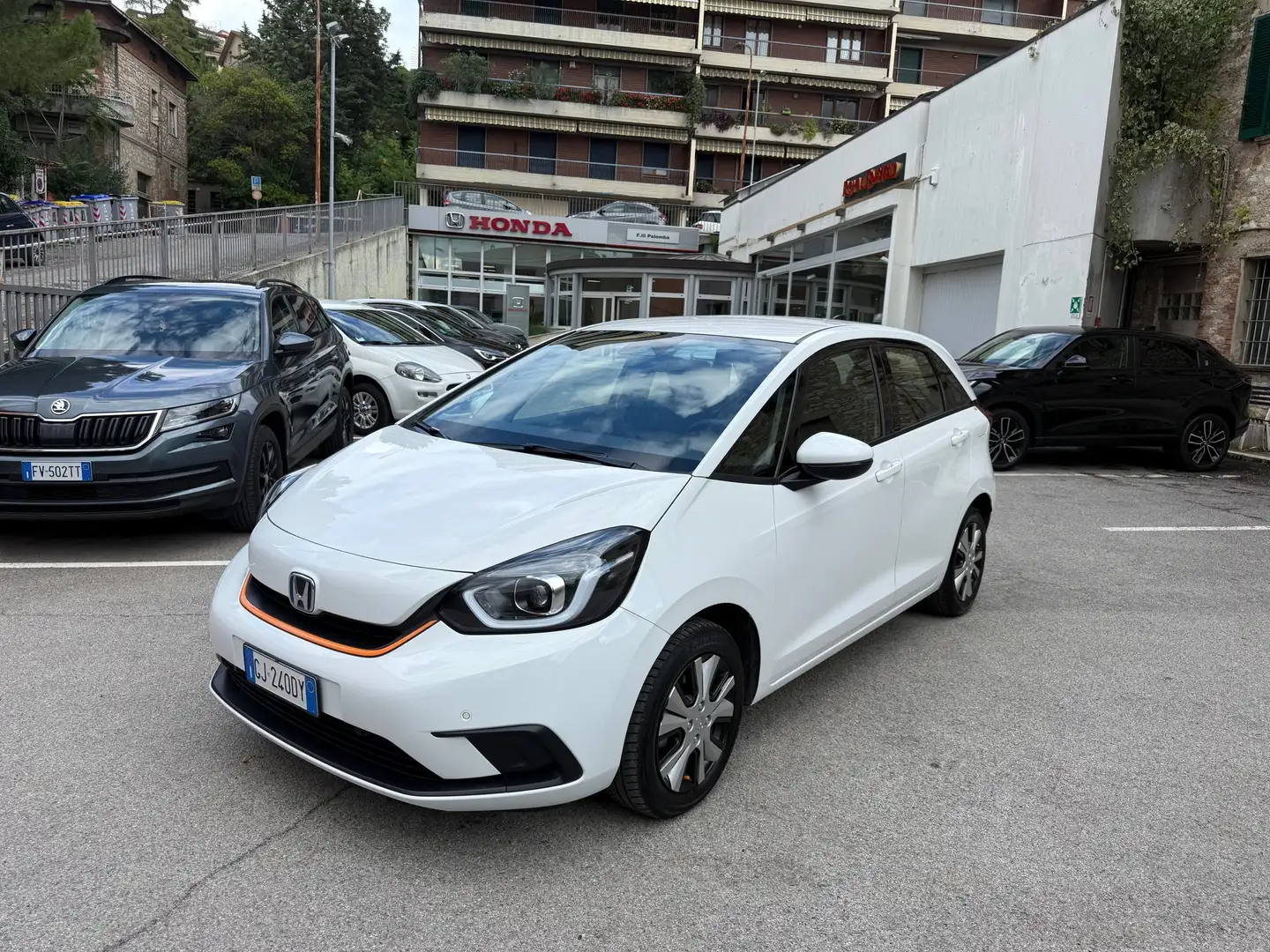 Honda Jazz Jazz IV 2021 1.5 hev Elegance ecvt Bianco - 1