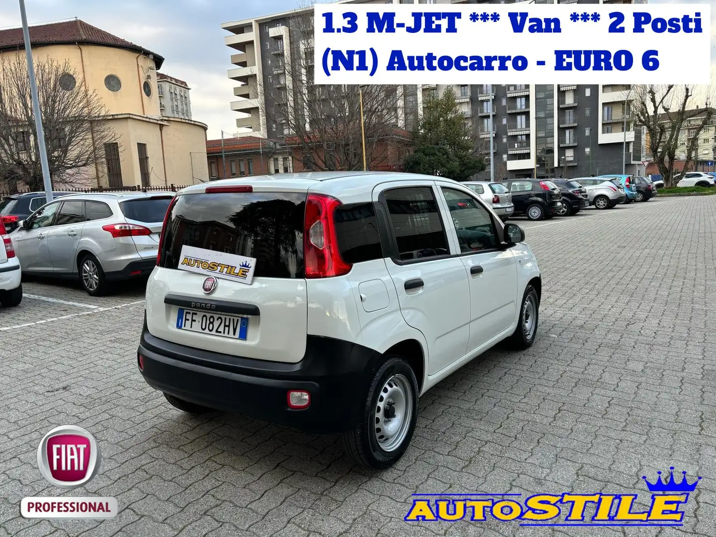 Fiat Panda 1.3 M-JET VAN AUTOCARRO (N1) 2 POSTI *EURO 6 Bianco - 1