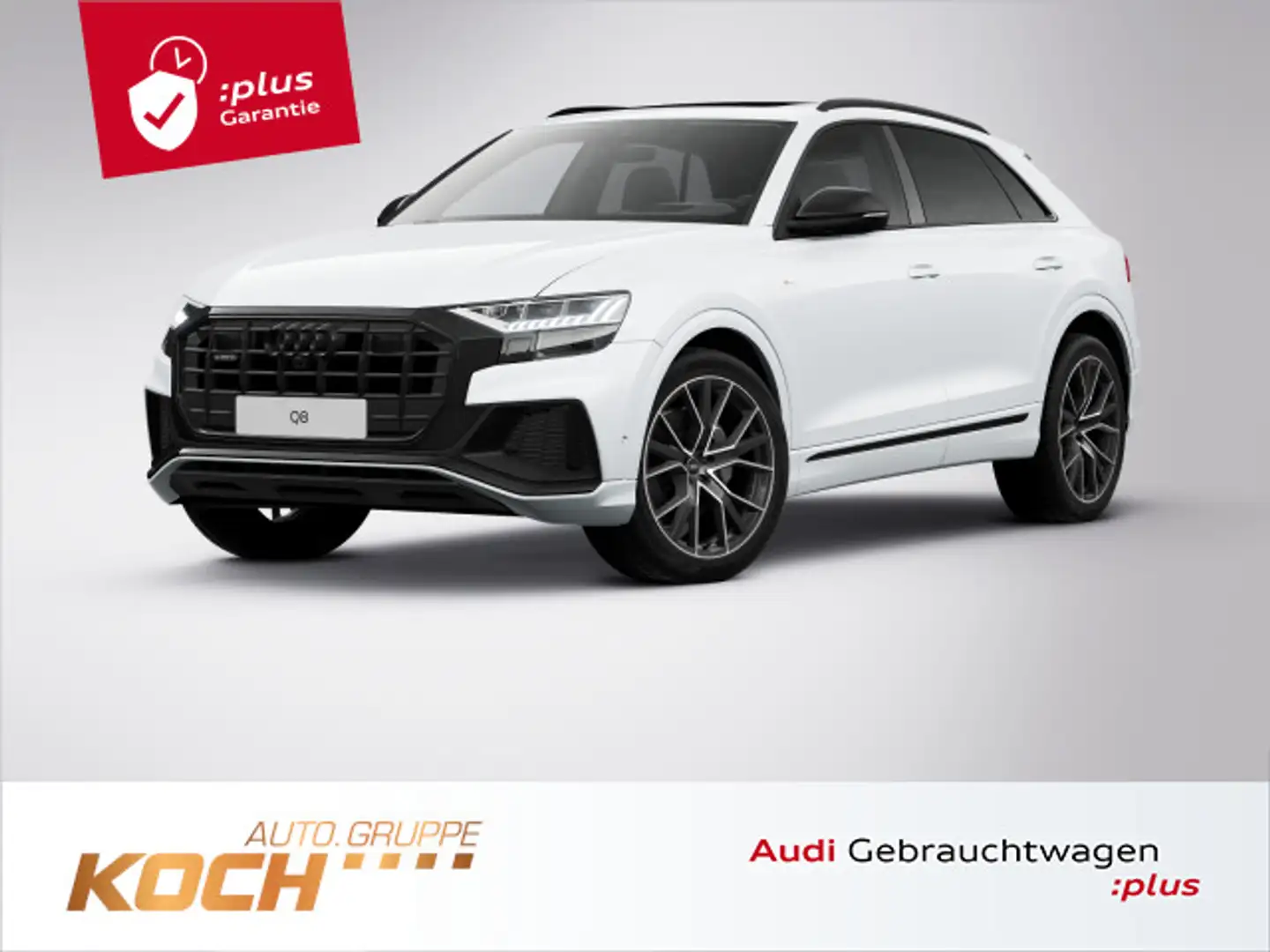 Audi Q8 50 TDI q. Tiptr. S-Line 2x, HD Matrix, Pano, Weiß - 1