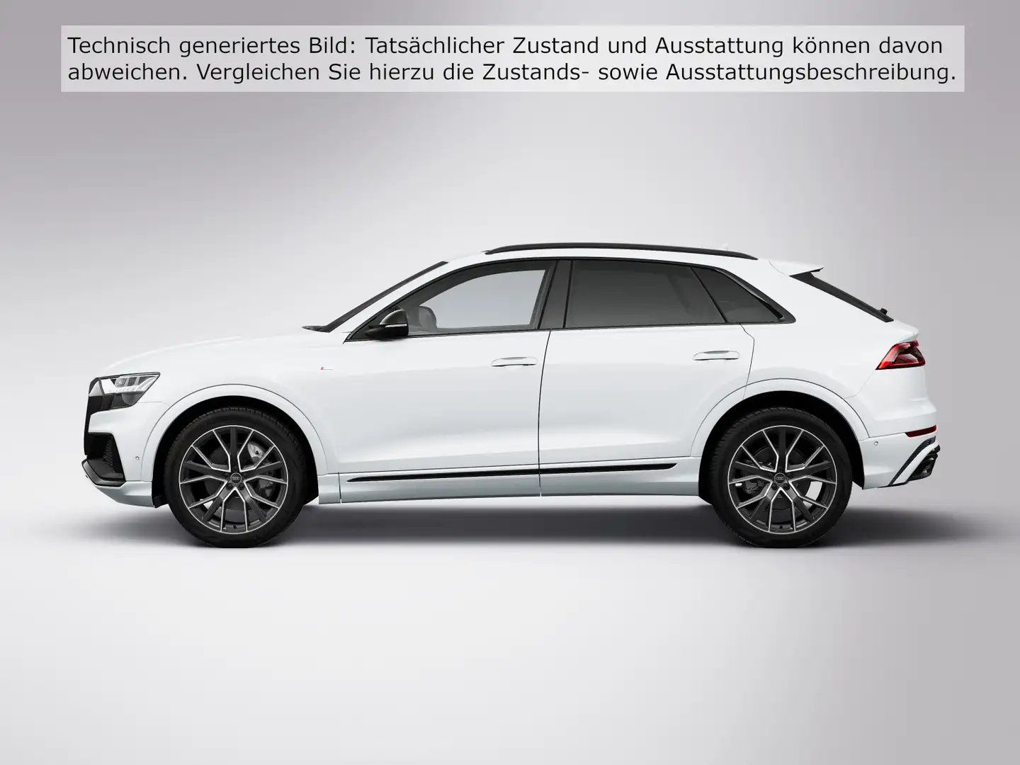 Audi Q8 50 TDI q. Tiptr. S-Line 2x, HD Matrix, Pano, Weiß - 2