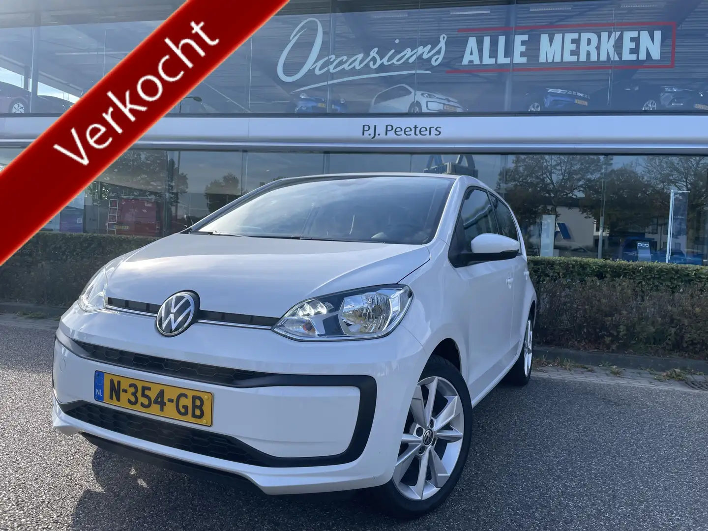 Volkswagen up! 1.0 Airco - Rijstrooksensor - Radio - Bluetooth Wit - 1