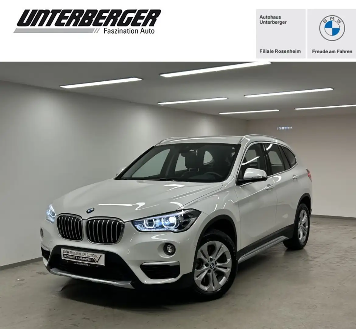 BMW X1 xDrive20i LED Klimaaut. PDC Blanco - 1