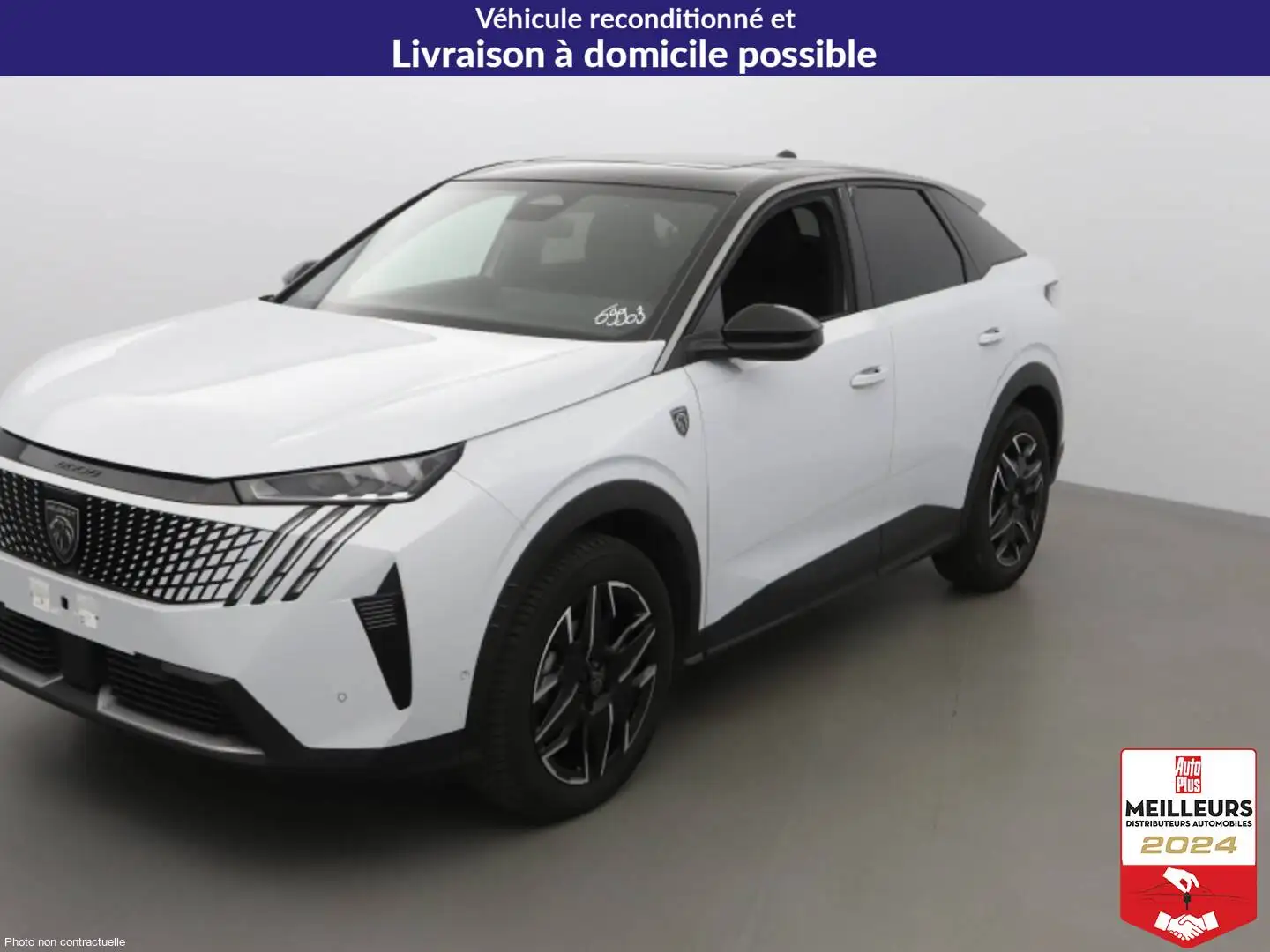Peugeot 3008 HYBRID 136CH GT E-DCS6 Blanc - 1