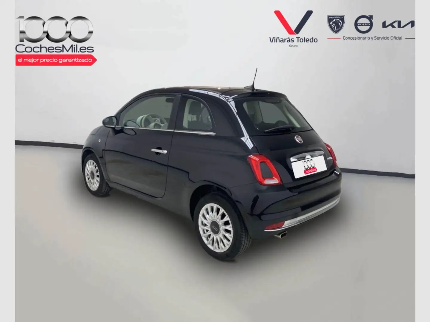 Fiat 500 1.0 Hybrid Dolcevita 52kW Negro - 2