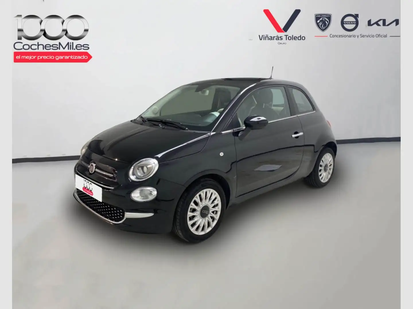 Fiat 500 1.0 Hybrid Dolcevita 52kW Negro - 1