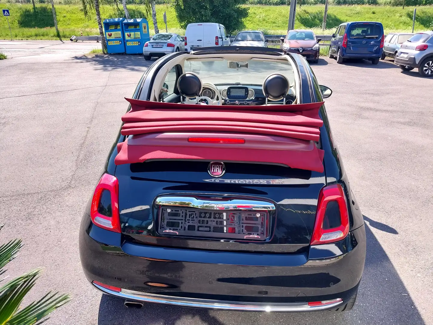 Fiat 500C 1.2i Eleganza (EU6d-TEMP) Noir - 2