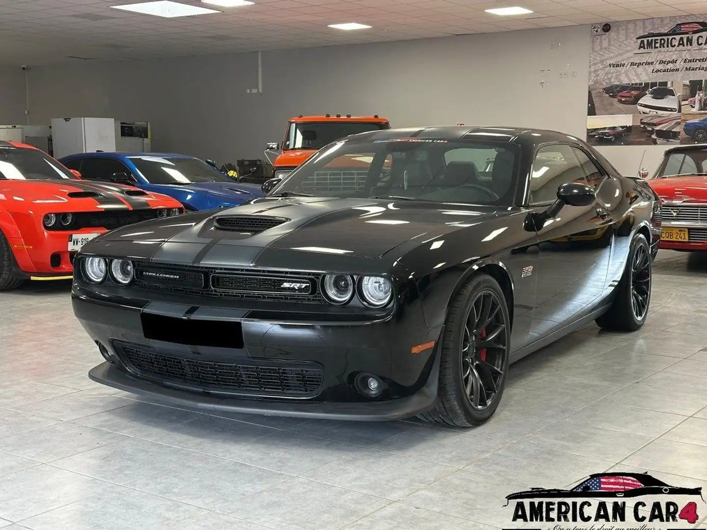 Dodge Challenger SRT 6.4 V8 - Boite manuelle - CG Française Noir - 1