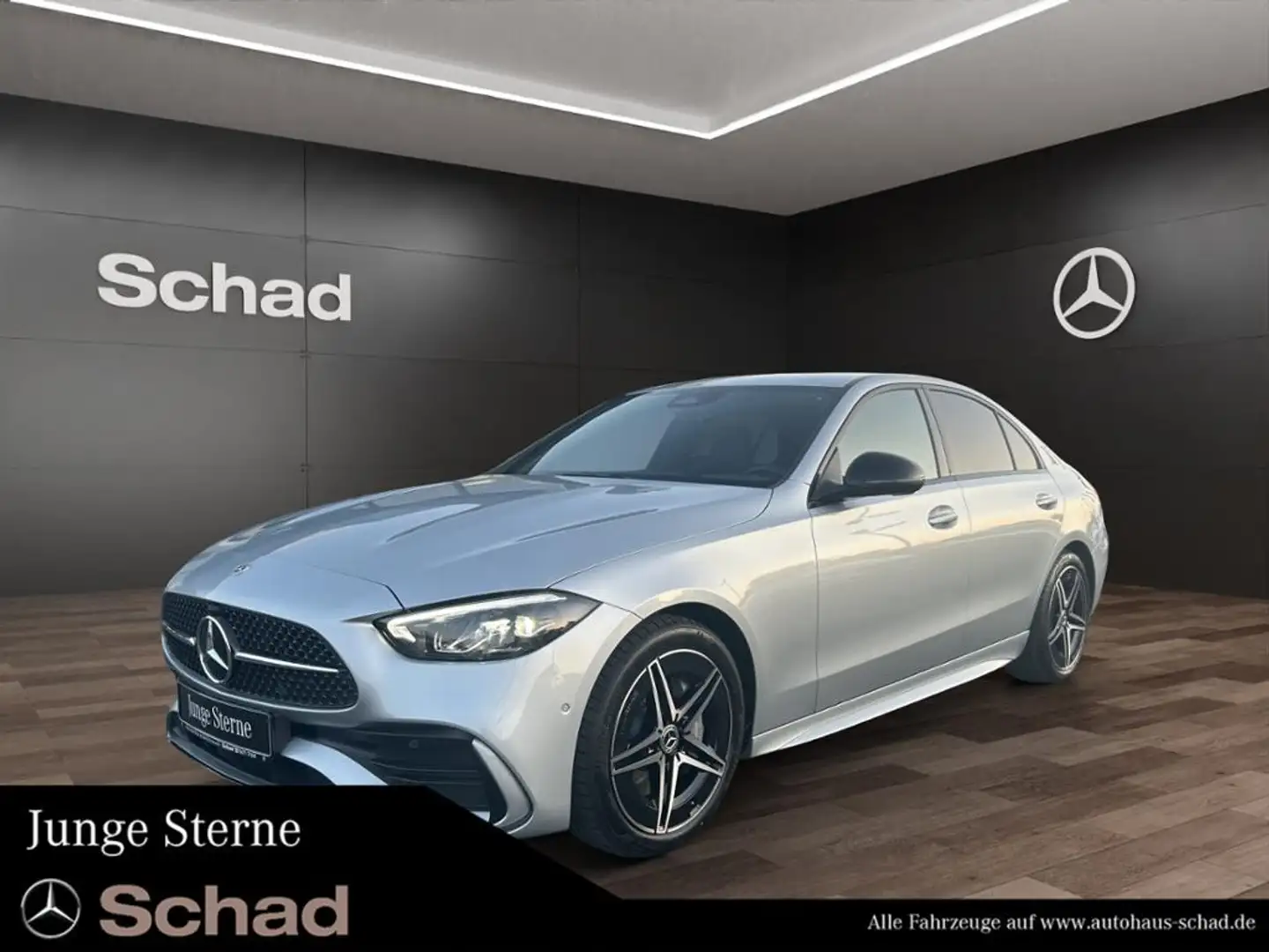 Mercedes-Benz C 200 AMG+MBUX+LED+KAMERA+AMBI+NIGHT+ASSIST+SHZ+ Silber - 1