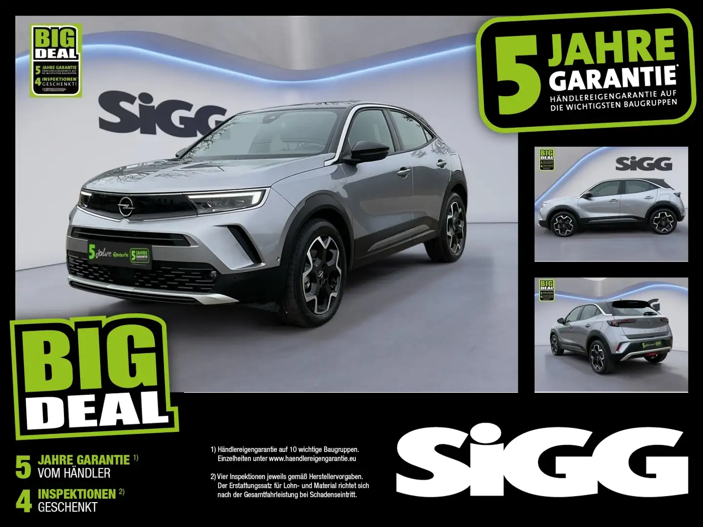 Opel Mokka-E Ultimate Tageszulassung 53% Nachlass! Grigio - 1