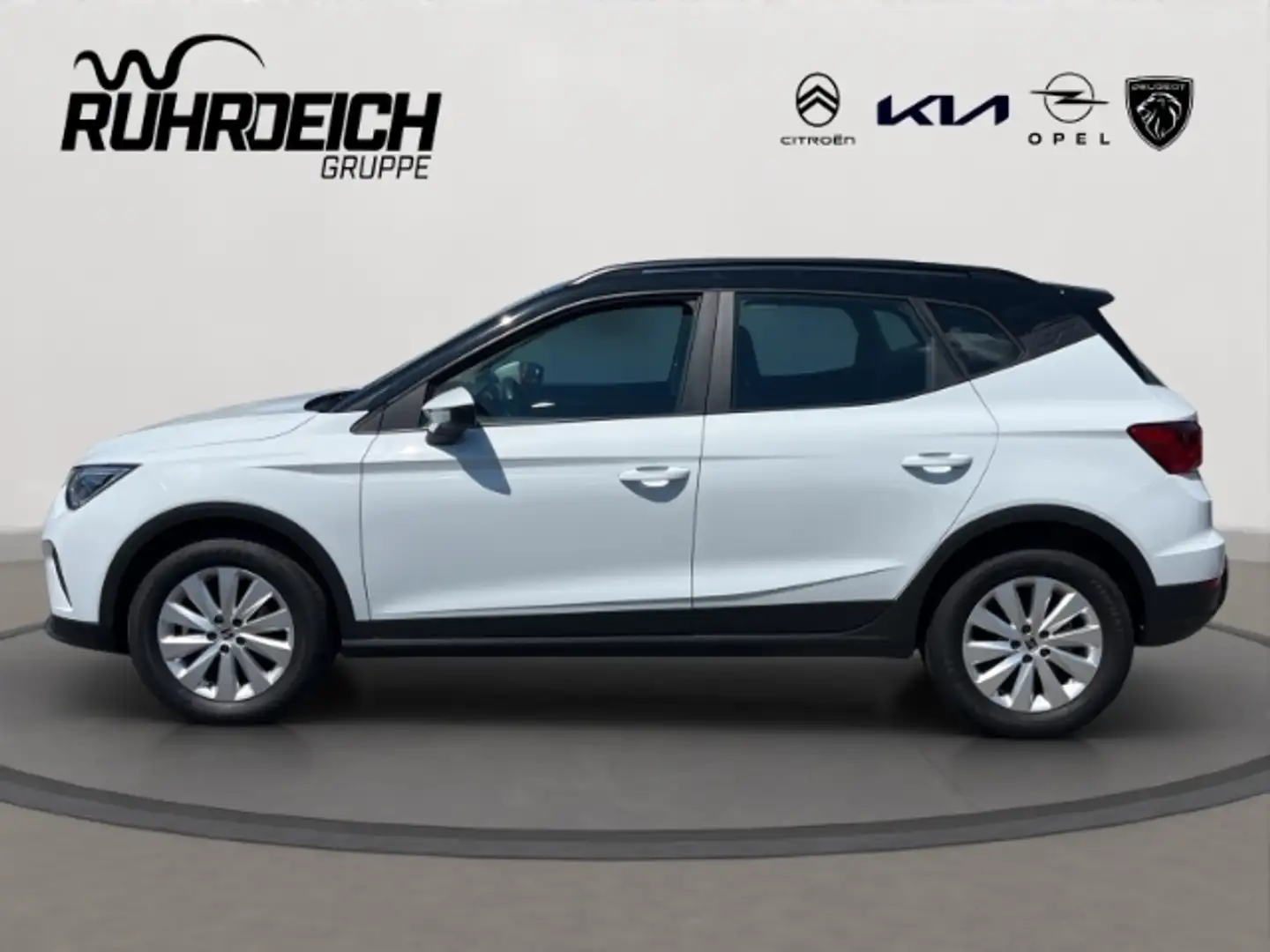 SEAT Arona Style 1.0 TSI EU6d NAVI KLIMAAT PDC MIRRORLINK Weiß - 2