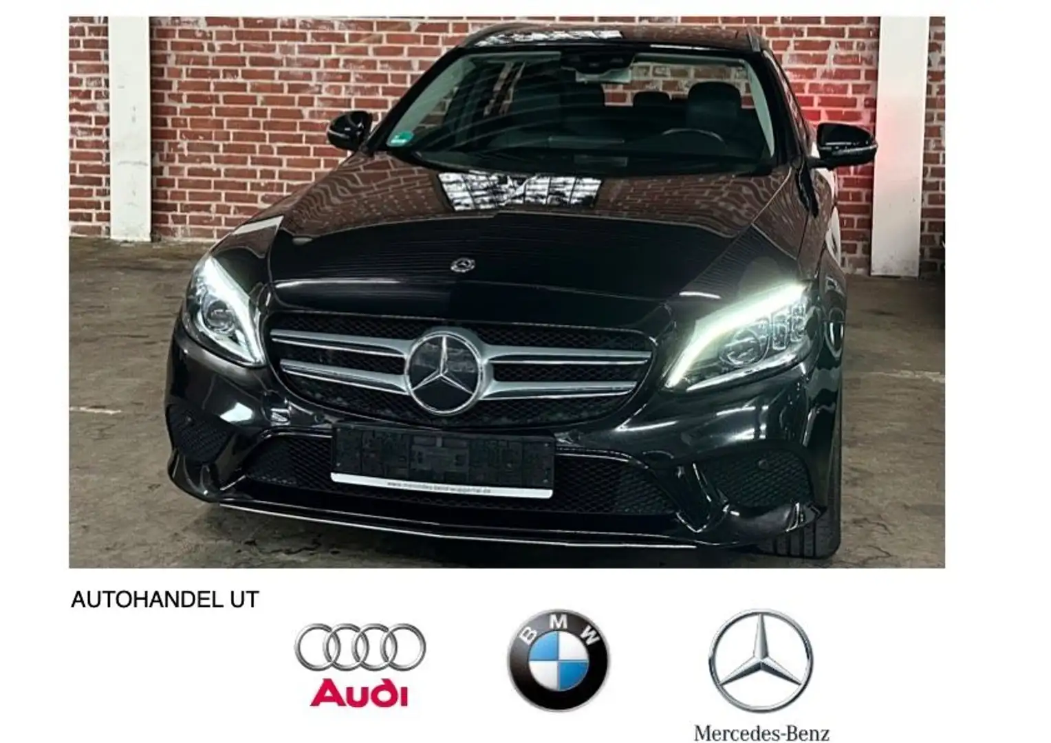 Mercedes-Benz C 220 d 4-Matic T-Modell 9G LED/PANO/AHK/R.Kamera Noir - 1