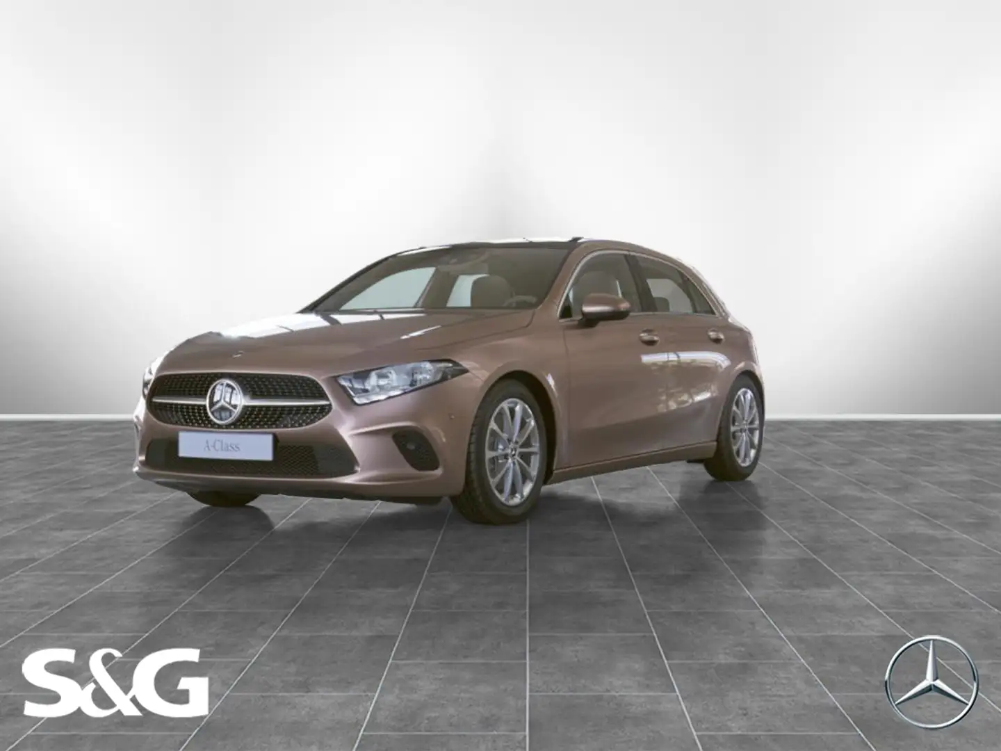 Mercedes-Benz A 250 e PANO+DISTRONIC+MEMORY+CARPLAY+MBUX+17" Bronze - 1