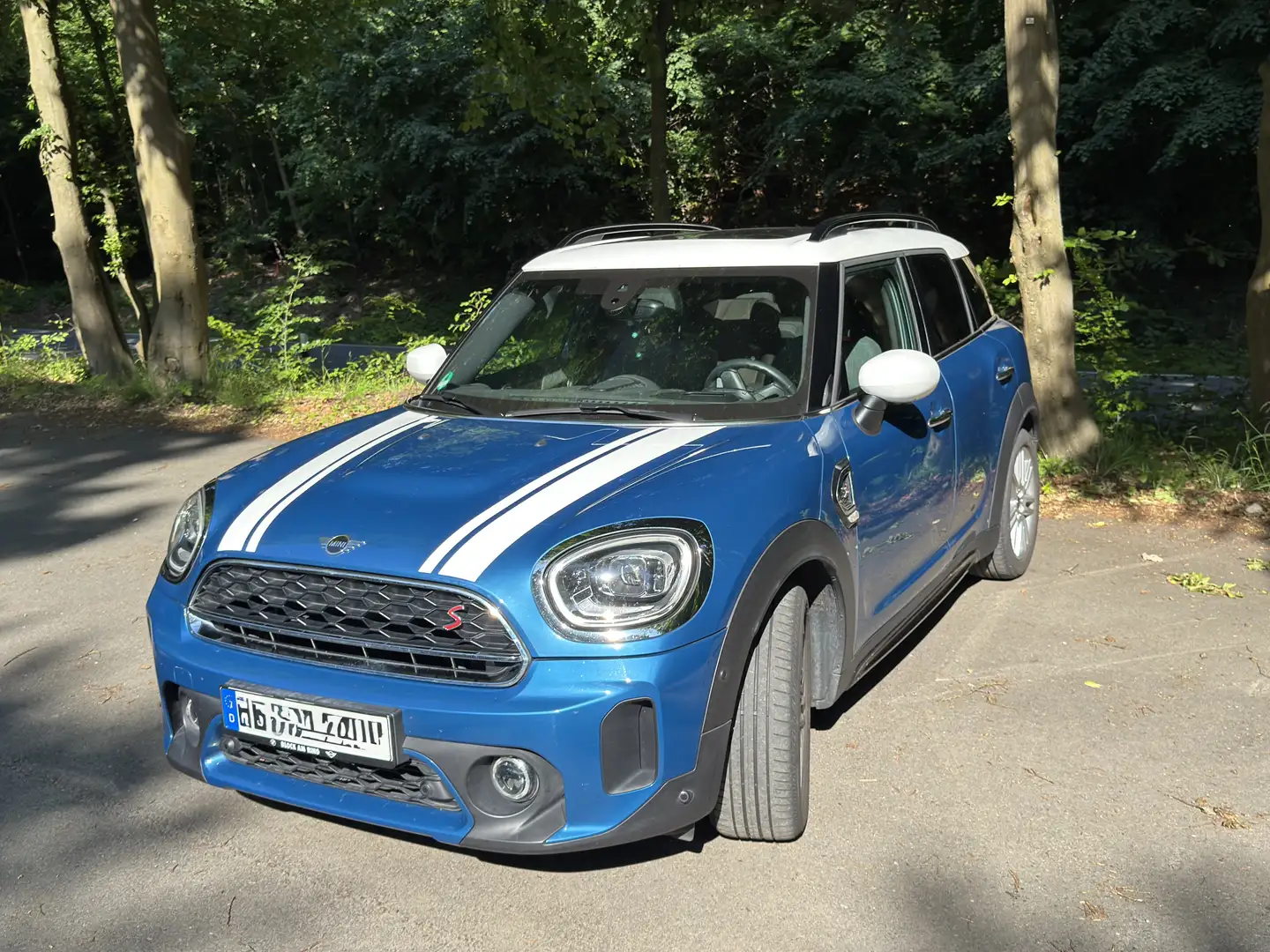 MINI Cooper S Countryman Cooper S - Pano, HuD, AHK, Navi, SH, 8-fach Reifen Blau - 2