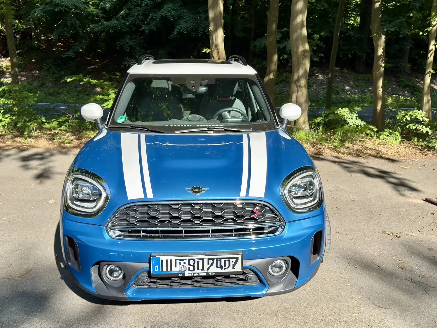 MINI Cooper S Countryman Cooper S - Pano, HuD, AHK, Navi, SH, 8-fach Reifen Blau - 1