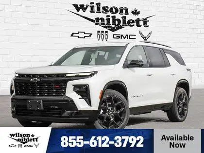 White 2026 Chevrolet Traverse SUV / Crossover Four-Wheel Drive Automatic