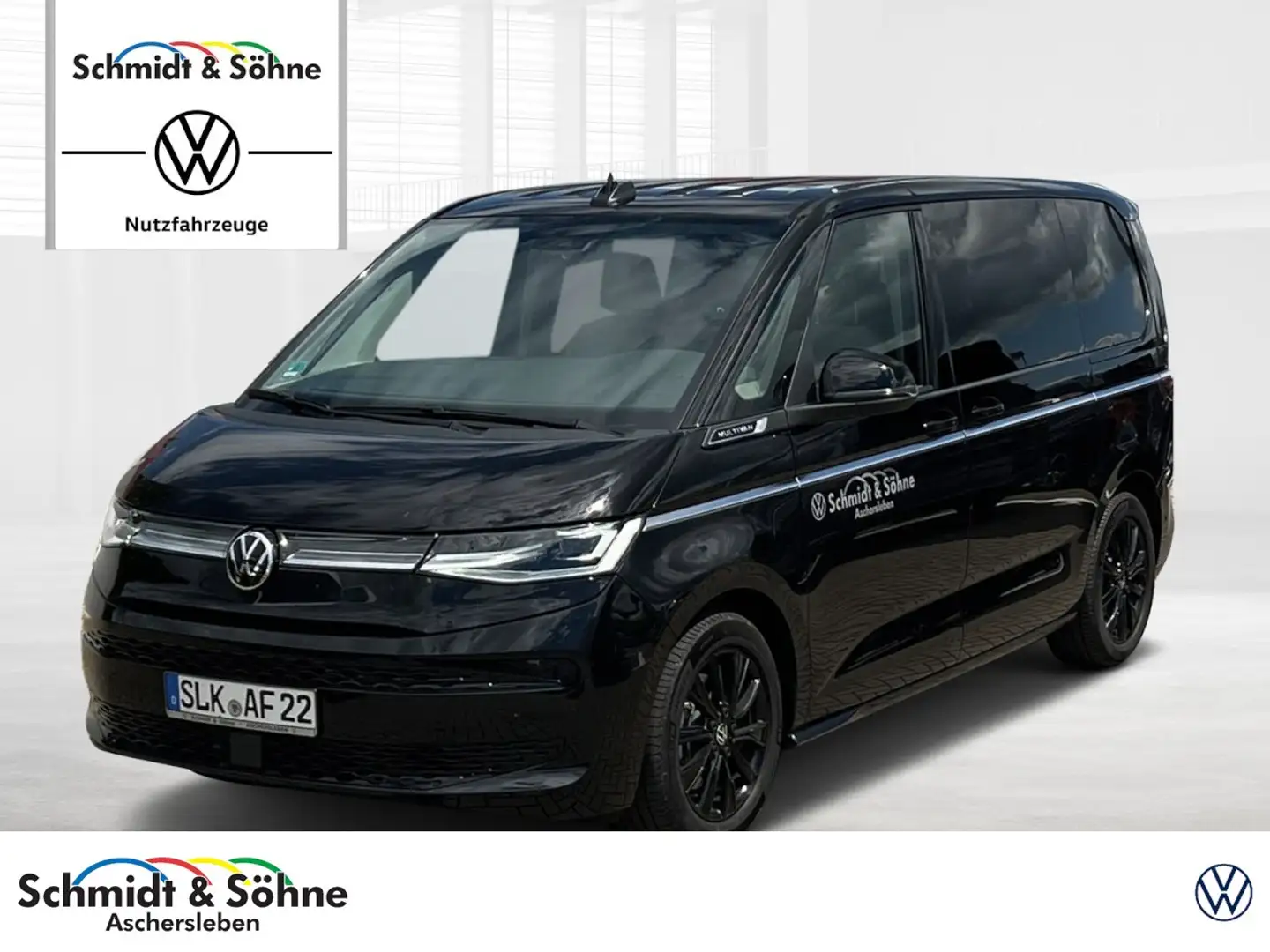 Volkswagen T7 Multivan Style 2.0 TDI DSG STHZ, TOTW, DCC, Klima Navi Schwarz - 1